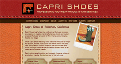 Desktop Screenshot of caprishoes.com